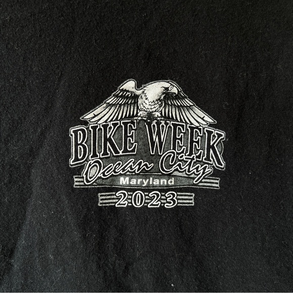 Unbranded Ocean City, MD 2023 Bike Week T-Shirt (XL-Black) - Picture 4 of 4